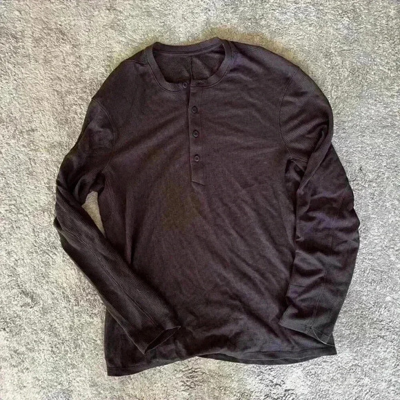 Mens Lululemon Waffleknit Long Sleeve - Picture 1 of 3